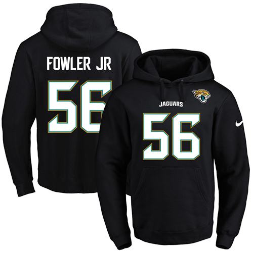 Nike Jaguars #56 Dante Fowler Jr Black Name & Number Pullover NFL Hoodie